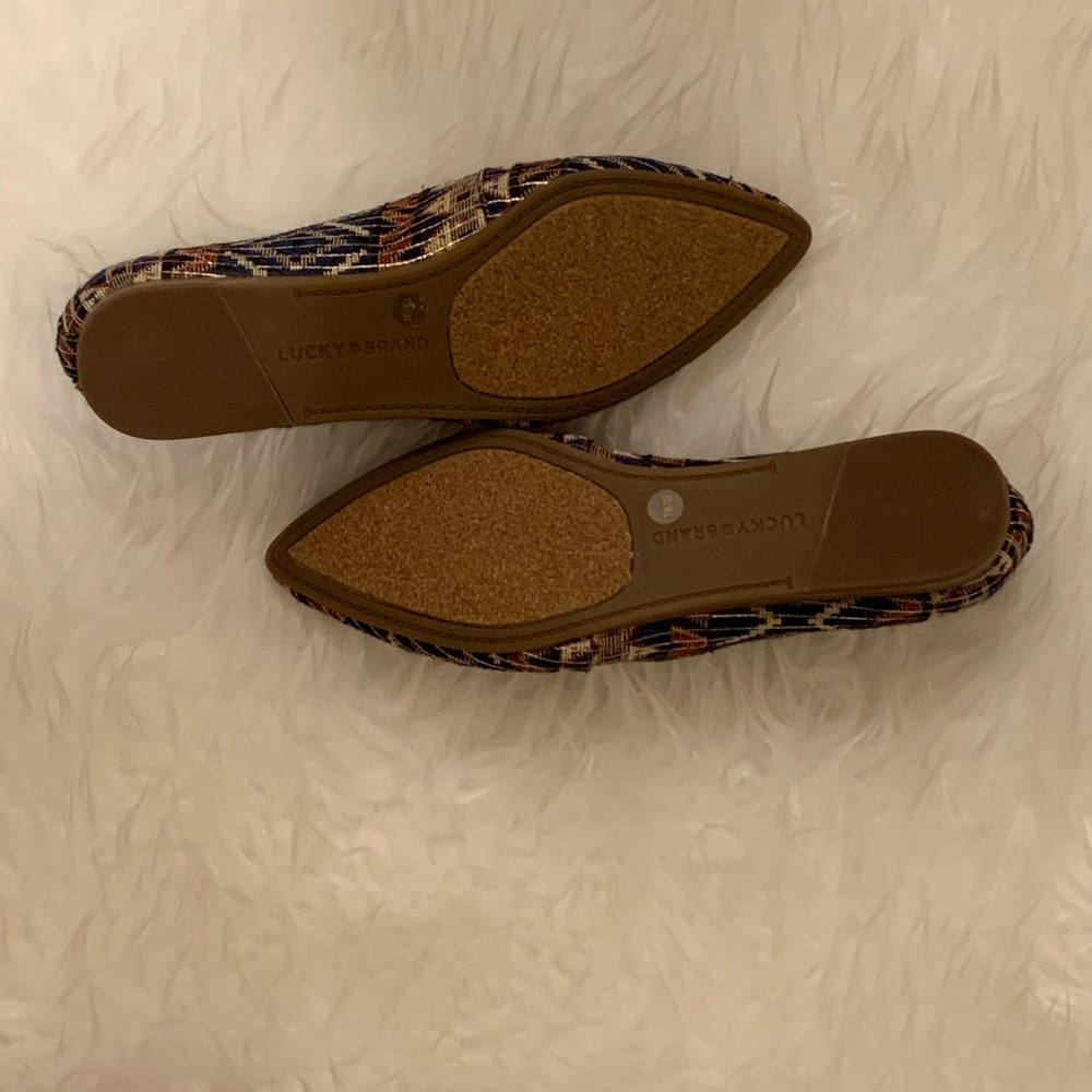 NWOT Lucky Brand | Beechmer Pointed Flat - Picture 3 of 4